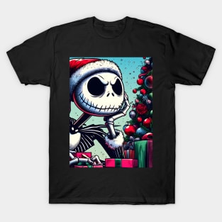 Elevate Your Holidays: Unique Jack Skellington Christmas Art for a Whimsical Celebration! T-Shirt